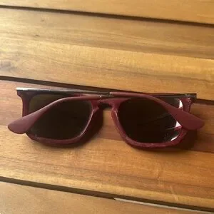 rayban Chris  Burgundy Sunglasses Ray-Ban | Accessories | Rayban Chris Burgundy Sunglasses  main image 3
